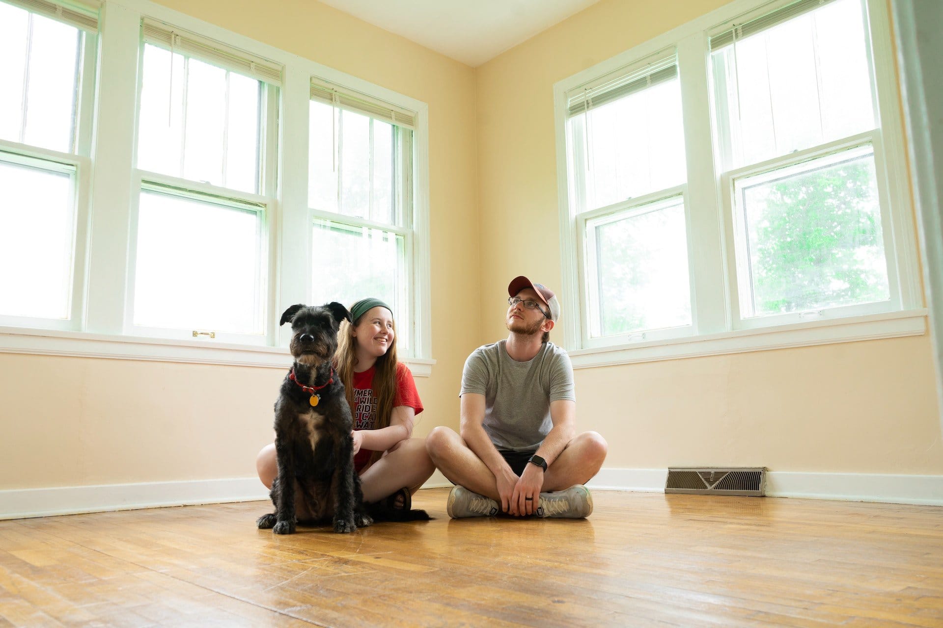 couple moved into new home